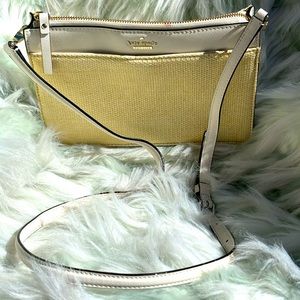 Kate Spade small straw crossbody